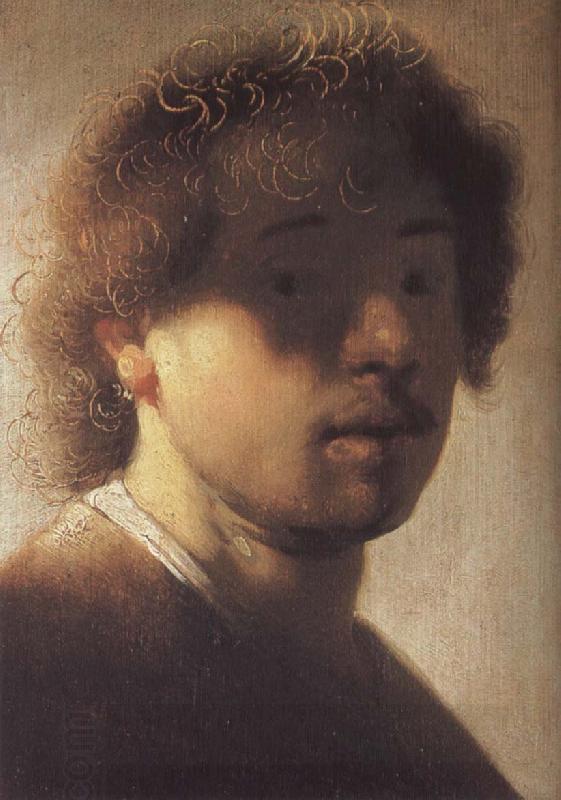 Rembrandt Harmensz Van Rijn Sjalvportratt at about 21 ars alder China oil painting art